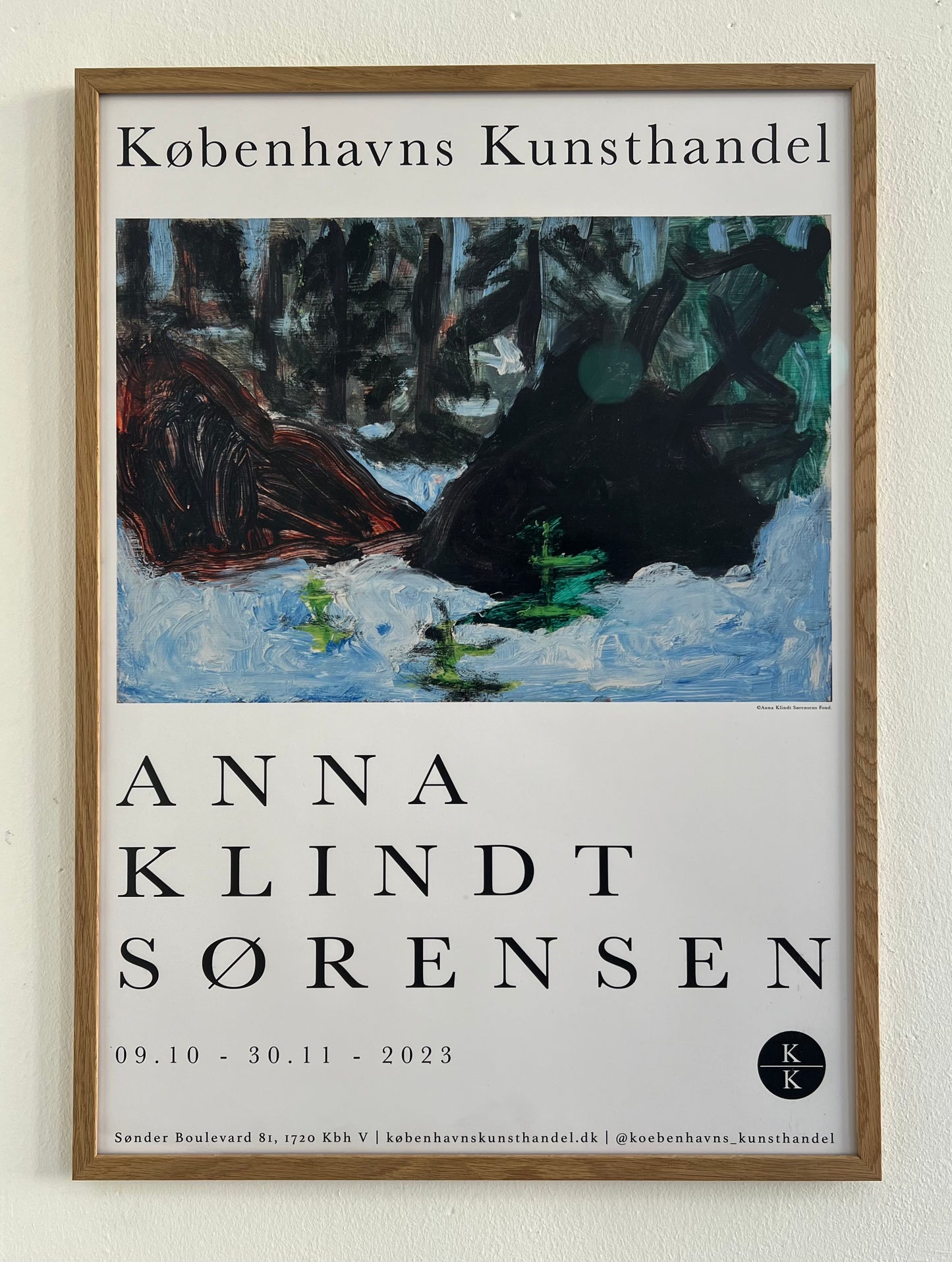 Anna Klindt Sørensen. Exhibition poster, 2023