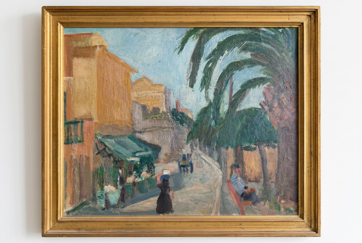 Anne Margrethe Grosell. Street scenery