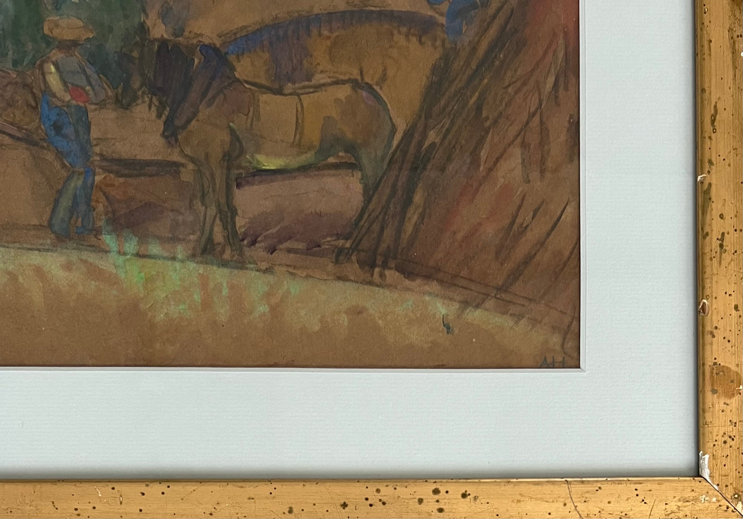 Astrid Holm. “Bønder i Bretagne”, ca. 1912