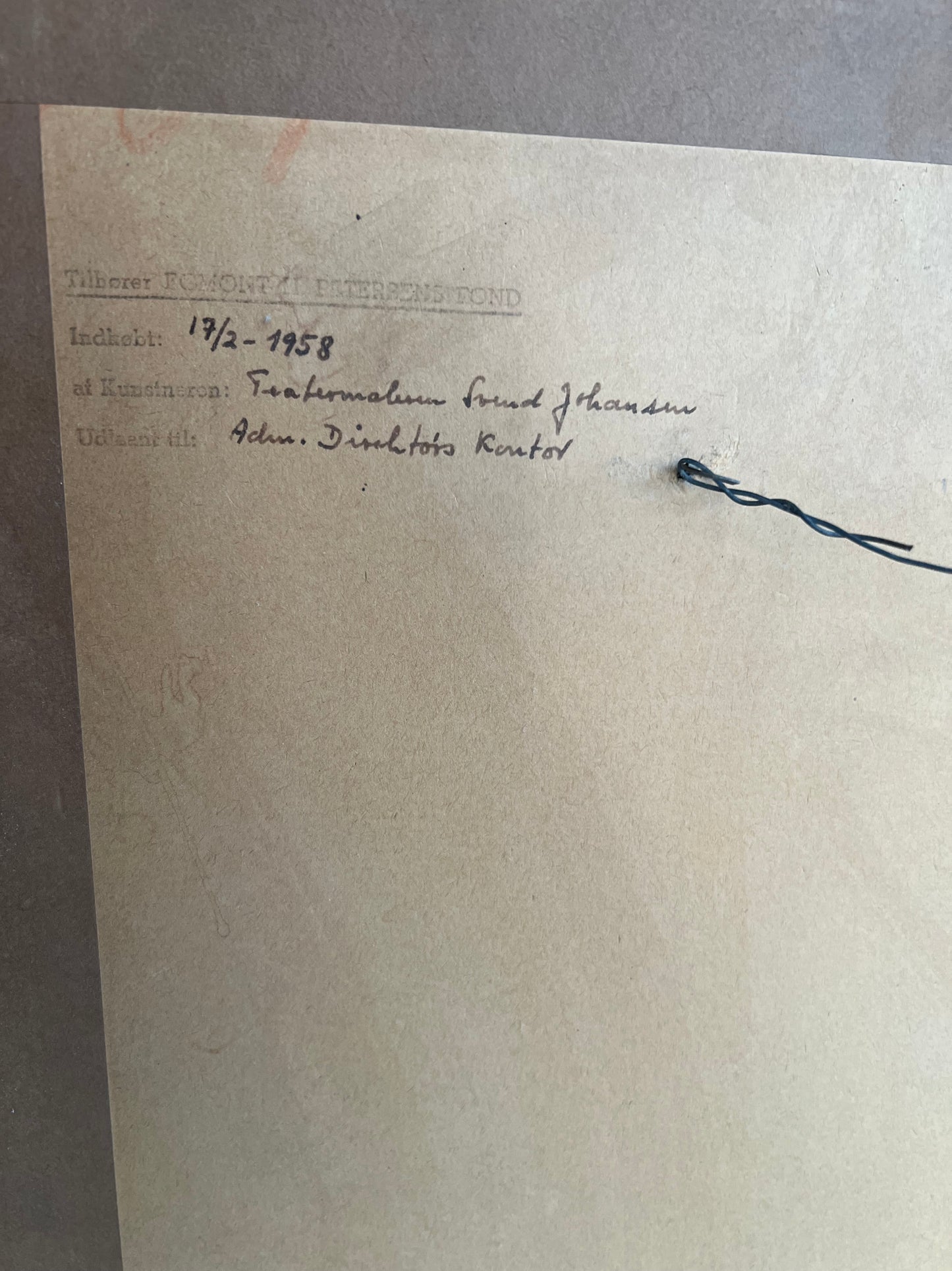 Svend Johansen. Hedgehog, 1940’s