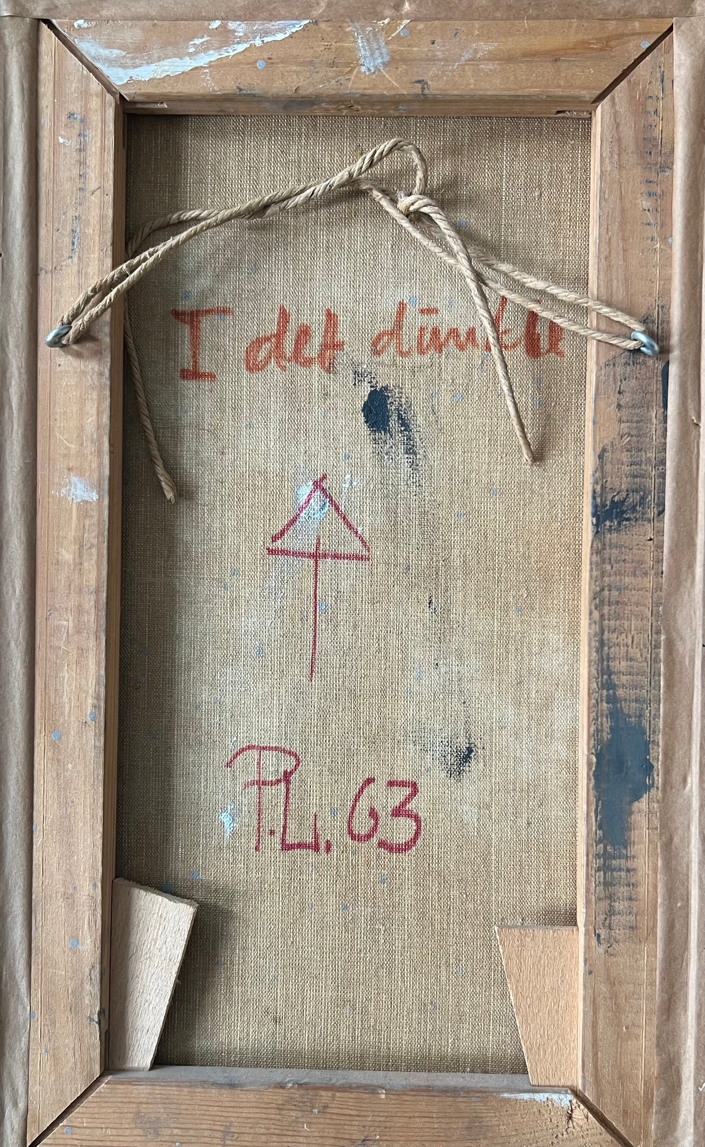 Pierre Lübecker. “I det dunkle”, 1963