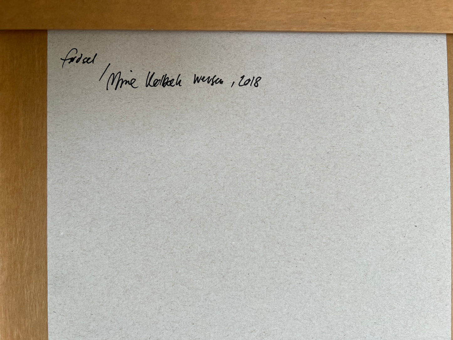 Marie Kølbæk Iversen. “Fødsel”, 2018