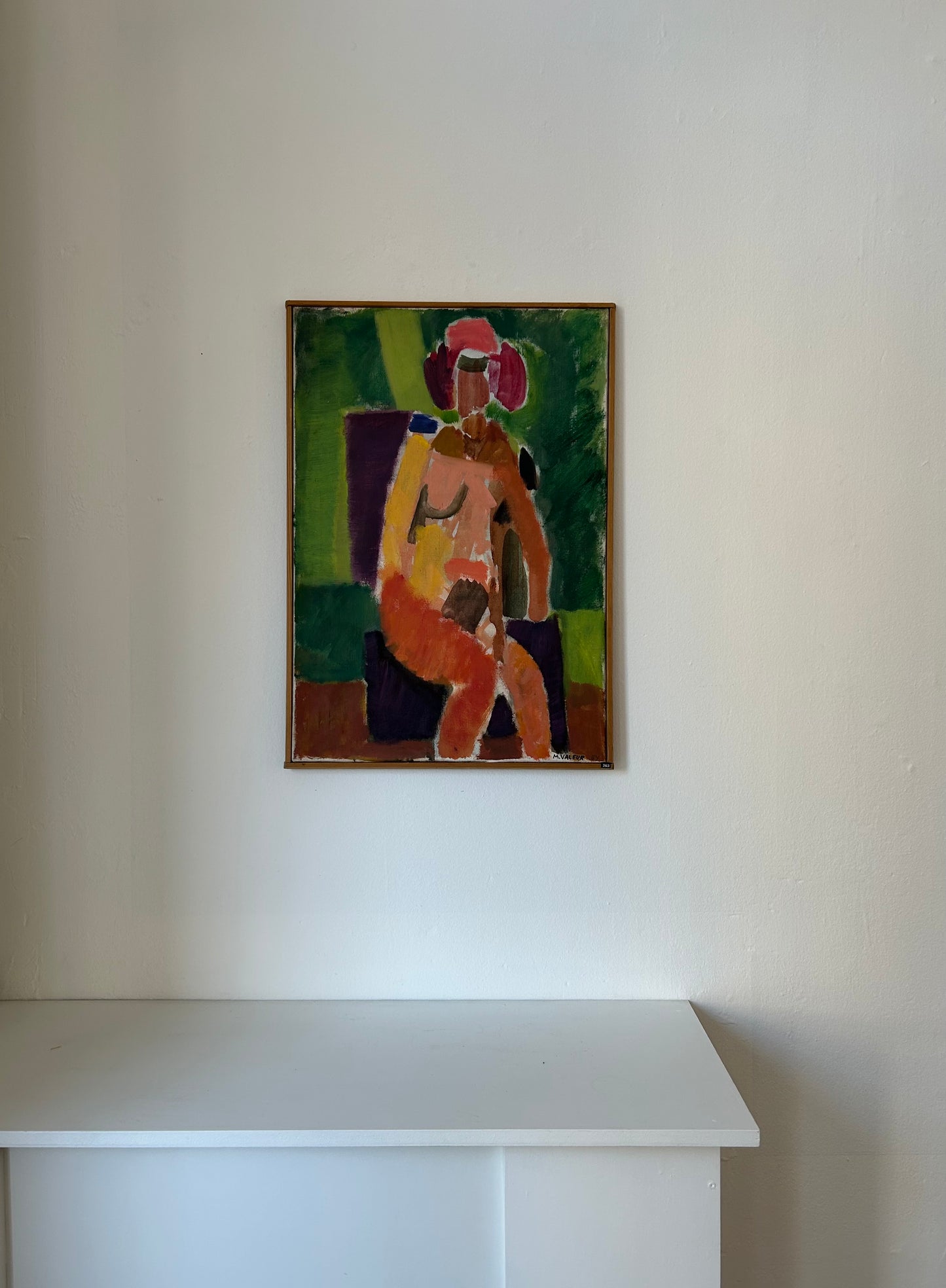 Mogens Valeur. Portrait of a woman, 1984