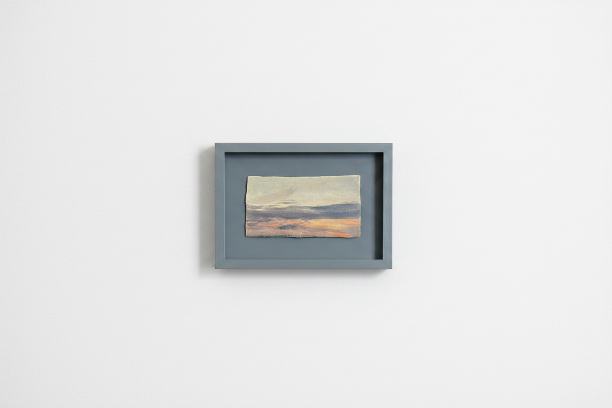 Niels Skovgaard. Sunset cloud study