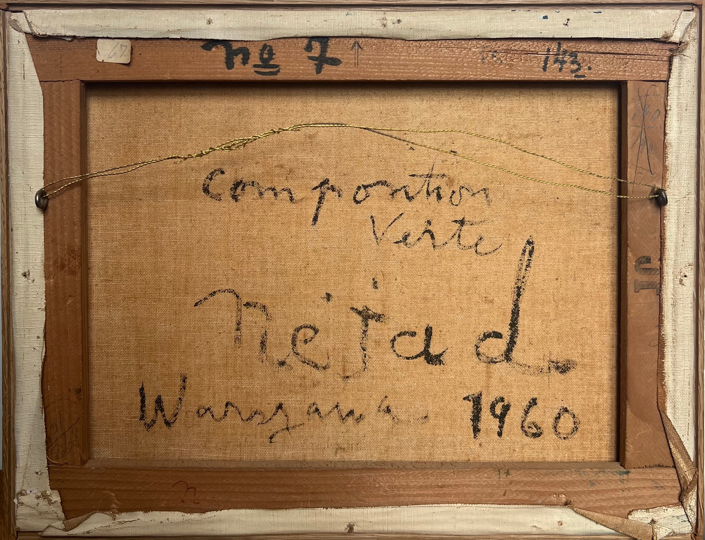 Nejad Melih Devrim. “Composition verte”, Warszawa, 1960