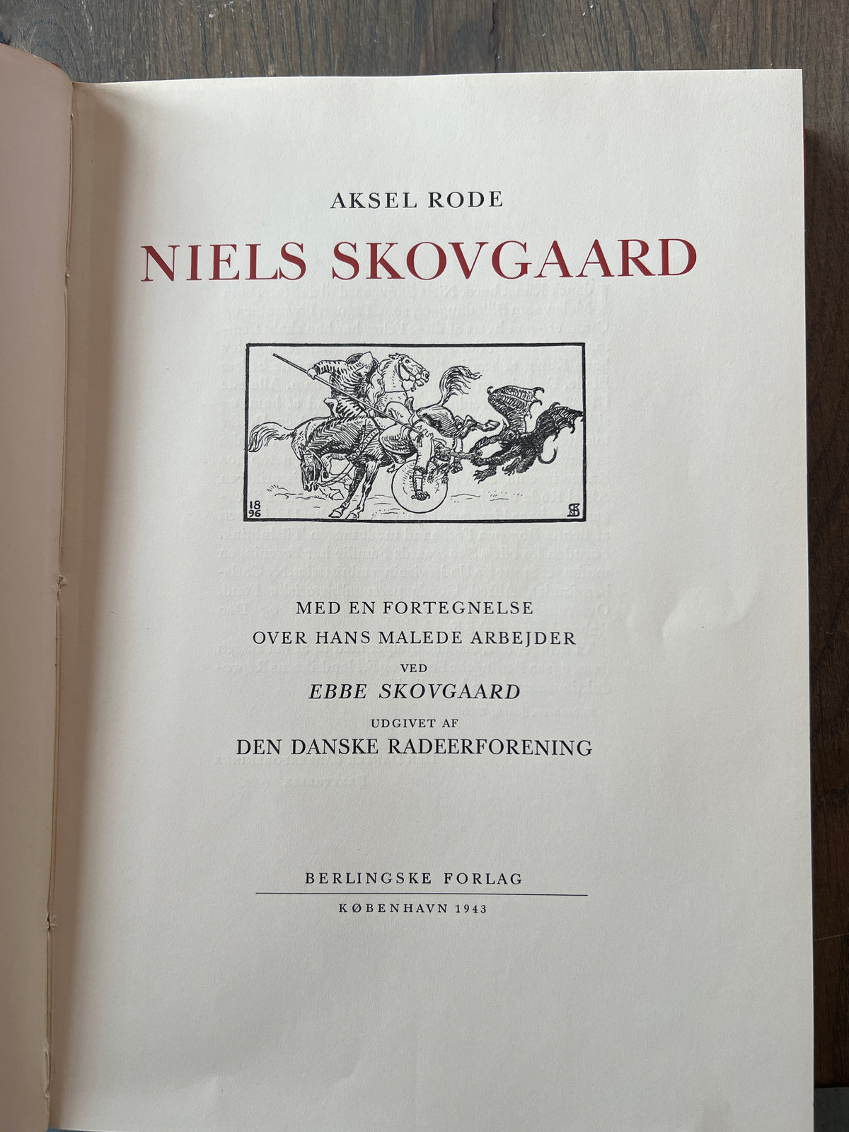 Niels Skovgaard. Six drawings in one frame, 1896-1925.