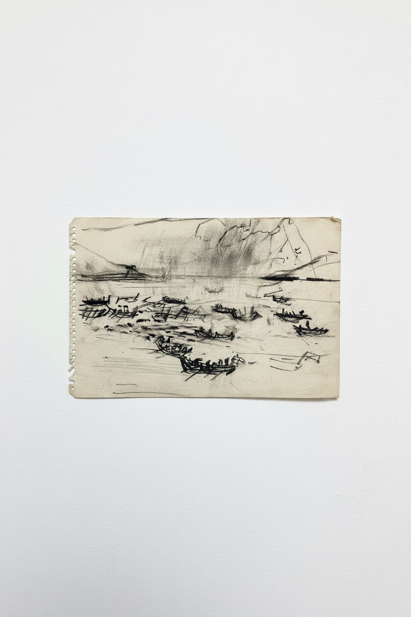 John Olsen. “Grindedrab scene”