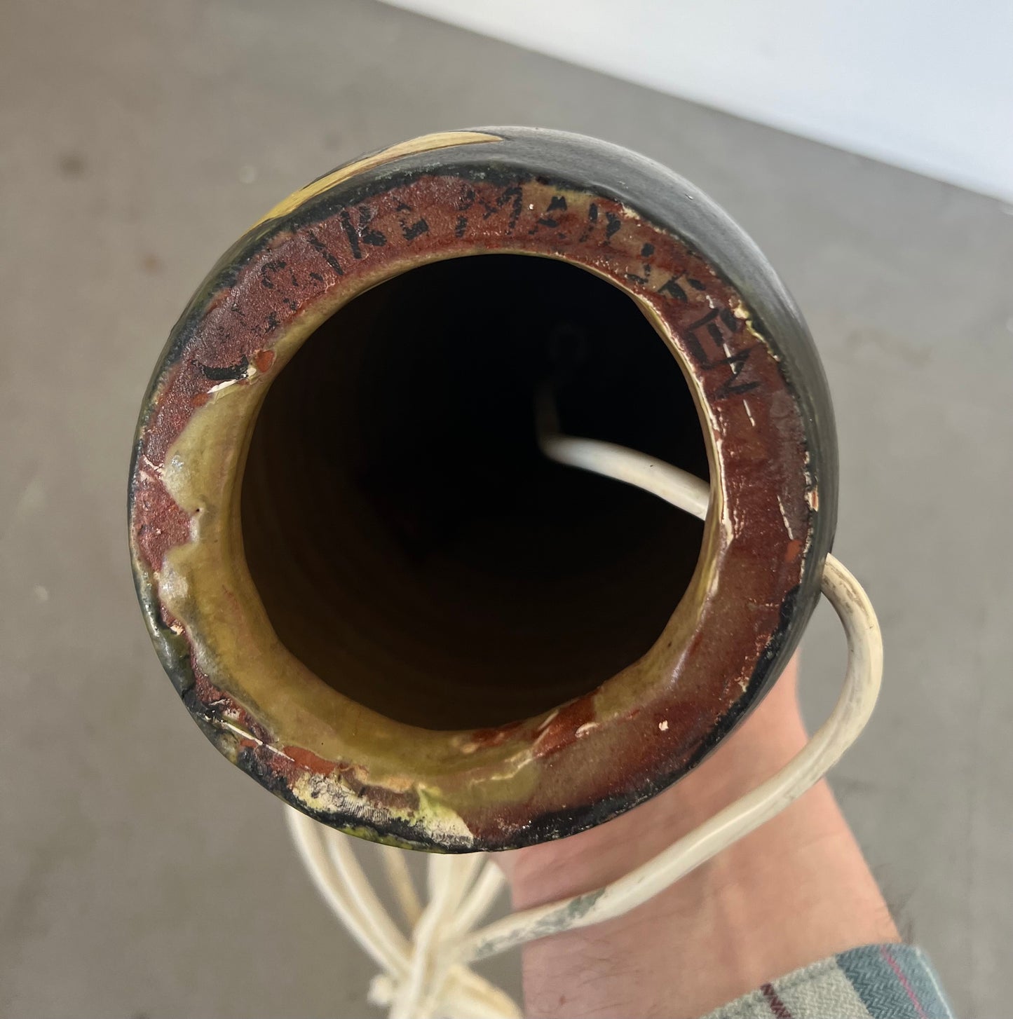 Ulrika Marseen. Unique table lamp, 1950’s