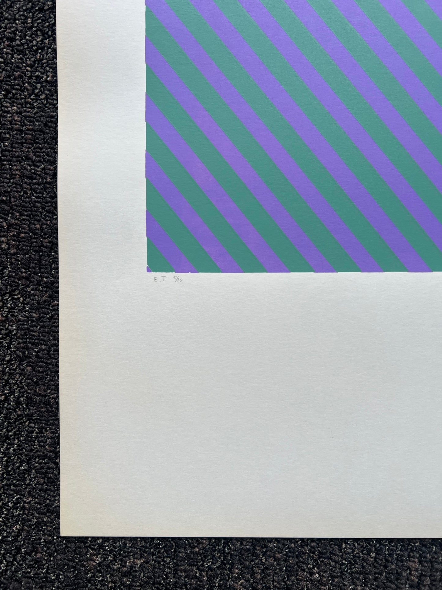 Hans Jørgen Hvid. Op Art composition, 1970