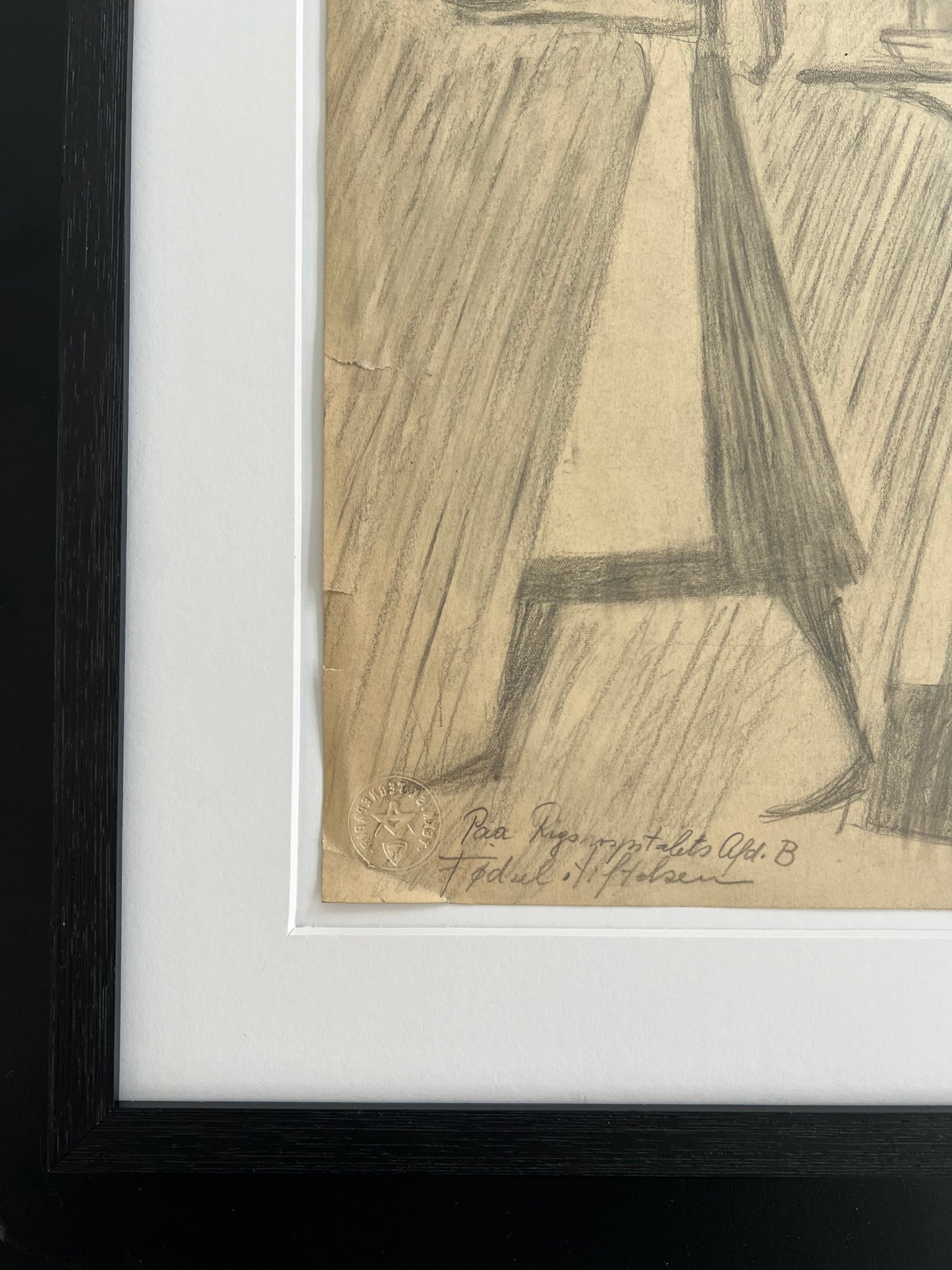 Elisabeth Karlinsky. "Paa Rigshospitalets afd. B Fødselsstiftelsen”, 1930’s