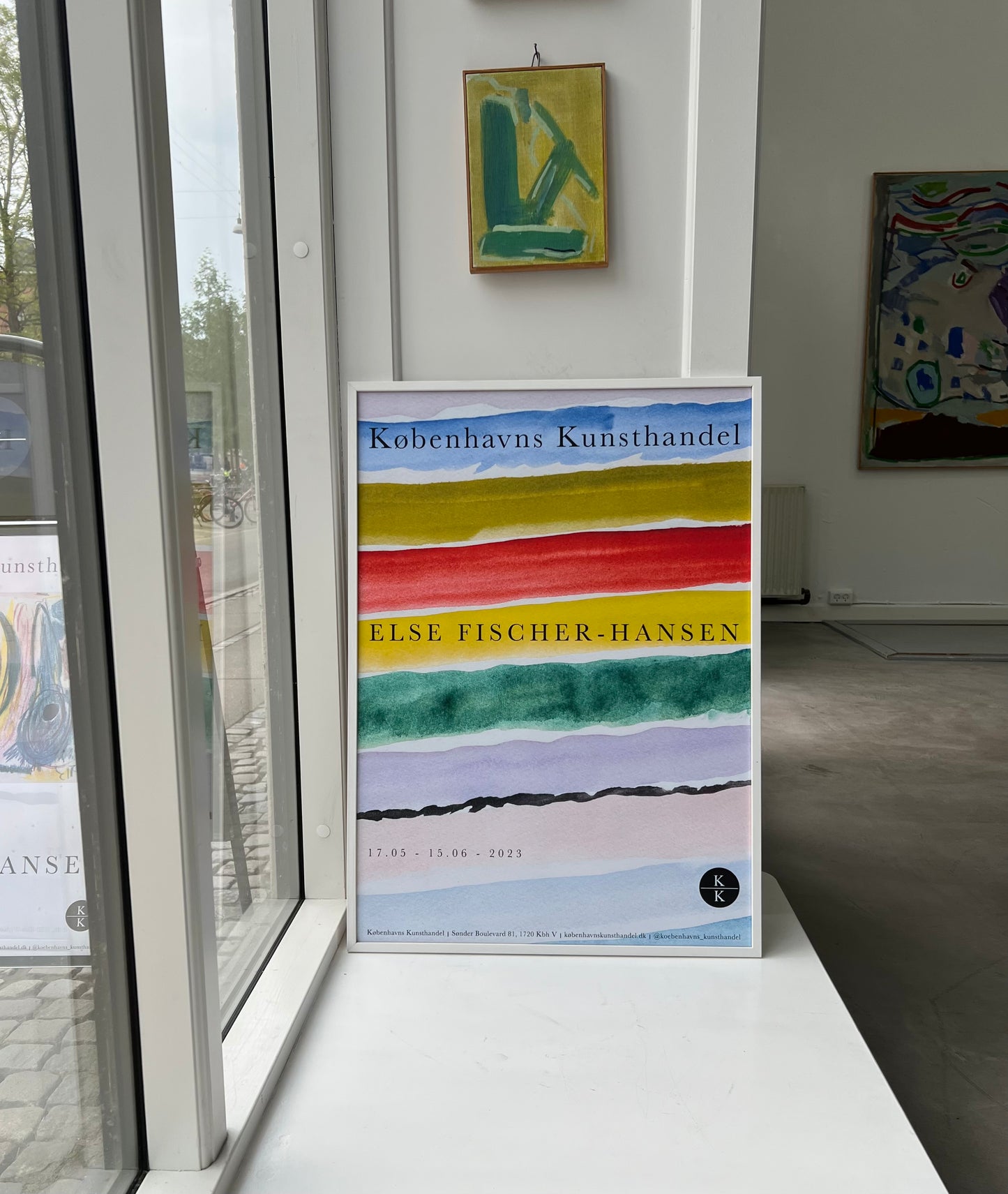 Else Fischer-Hansen. Exhibition poster, 2023