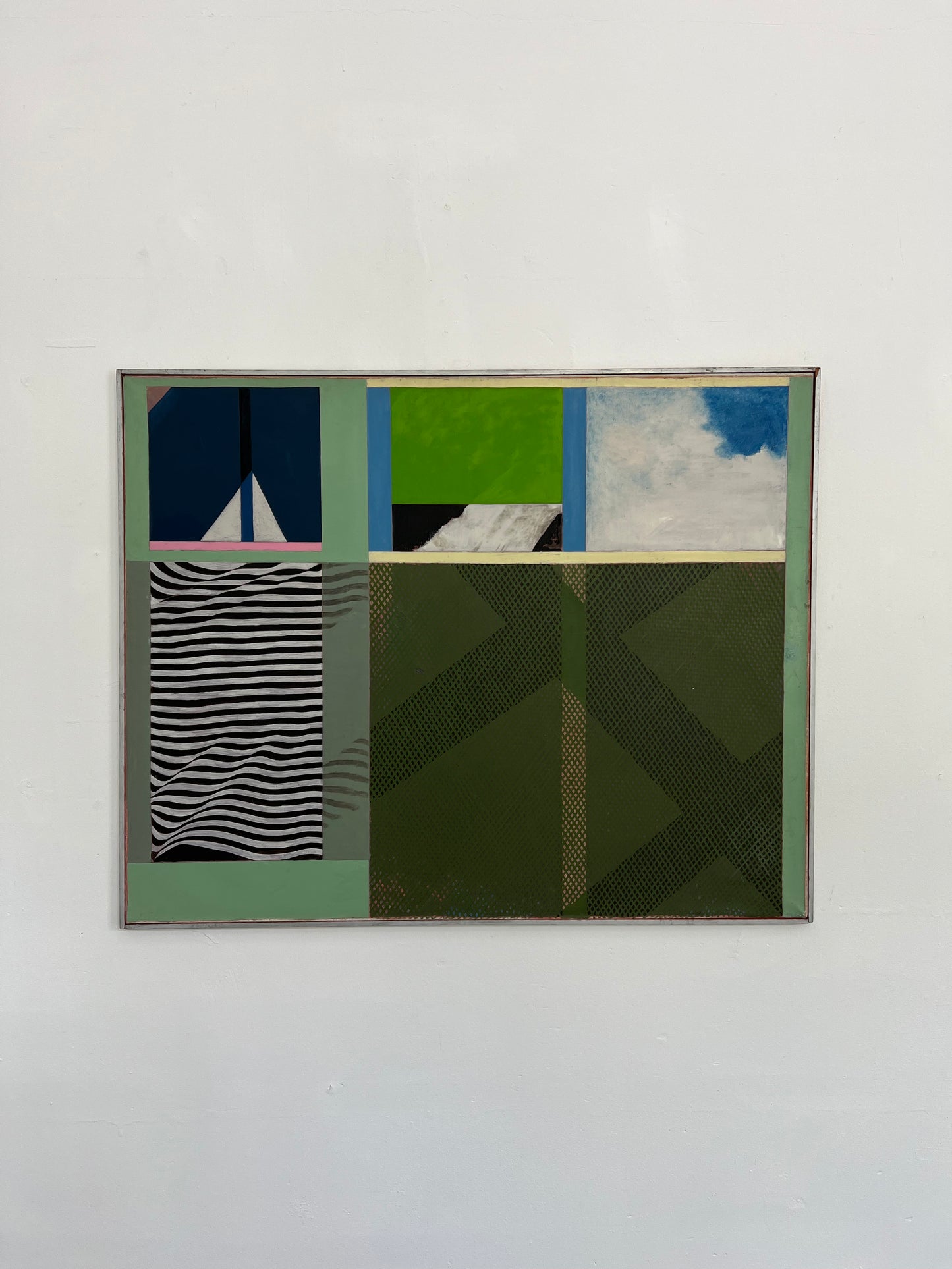 Ena Dam. “Sorte striber og grønt”, 1981