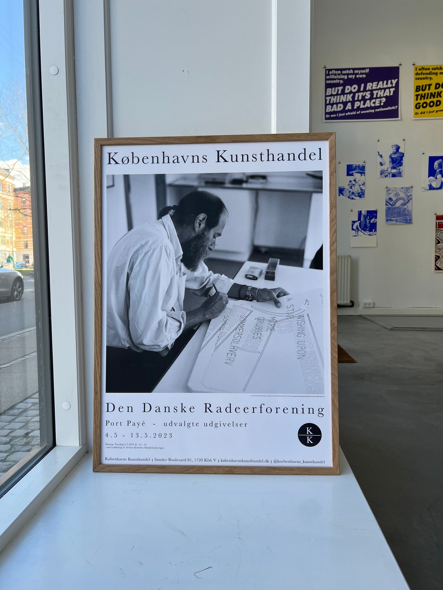 Den Danske Radeerforening - Exhibition poster, 2023