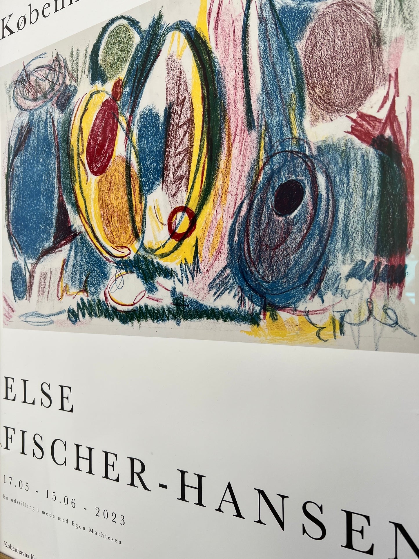 Else Fischer-Hansen. Exhibition poster, 2023