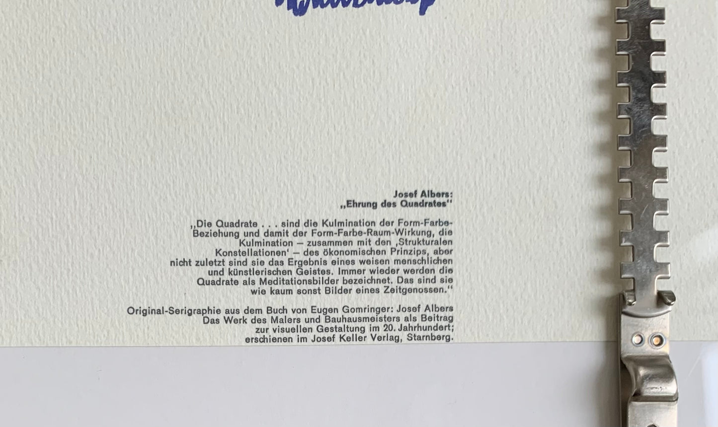 Josef Albers. “Hommage to the Square”,1960’s