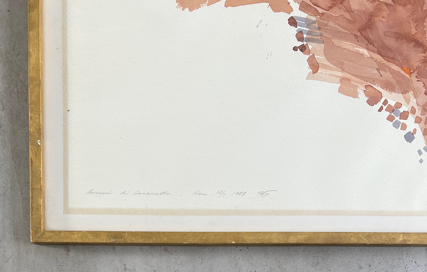 Bent Stubbe Teglbjærg. “Terme di Caracalla”, 1983