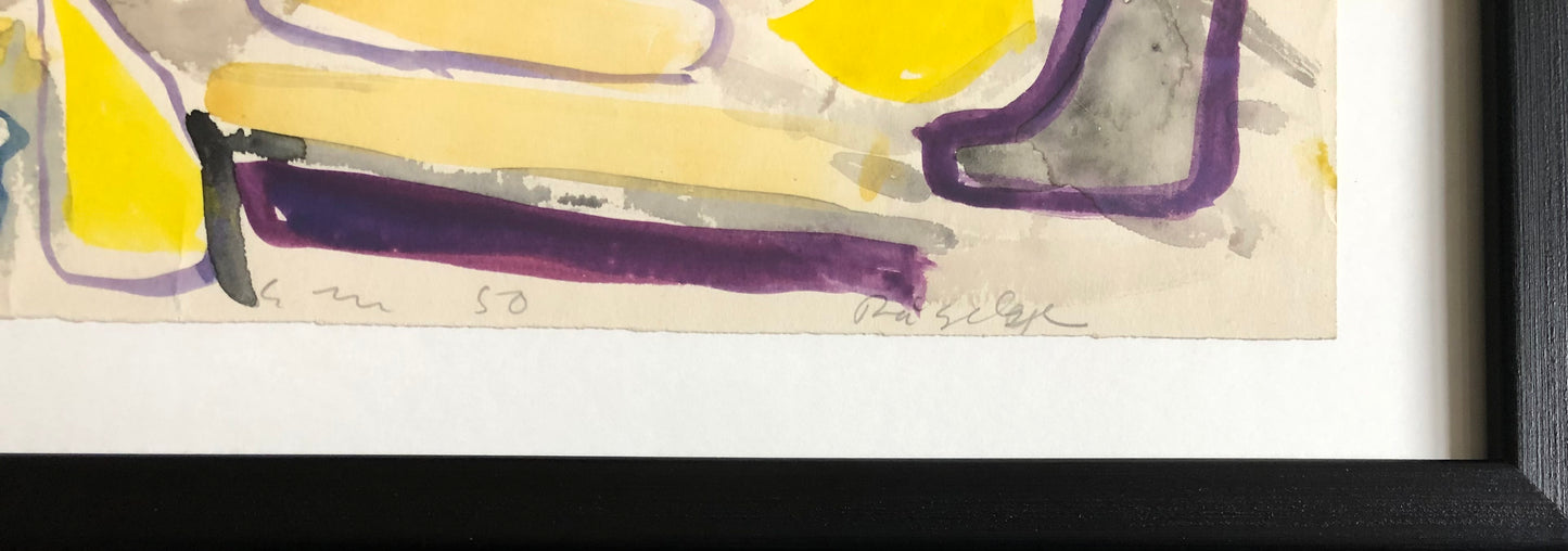 Egon Mathiesen. Composition from Rågeleje, 1950