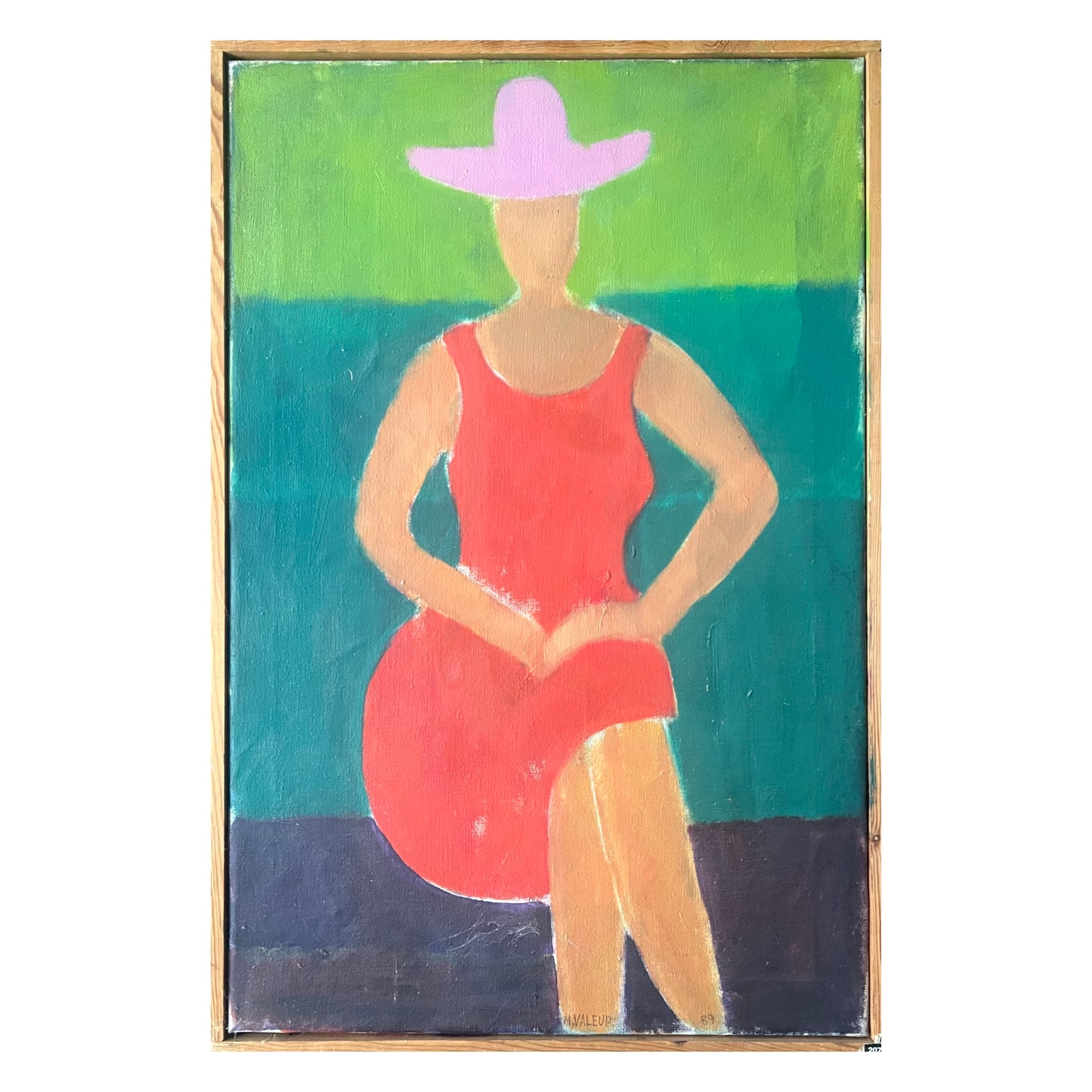 Mogens Valeur. Portrait of a woman