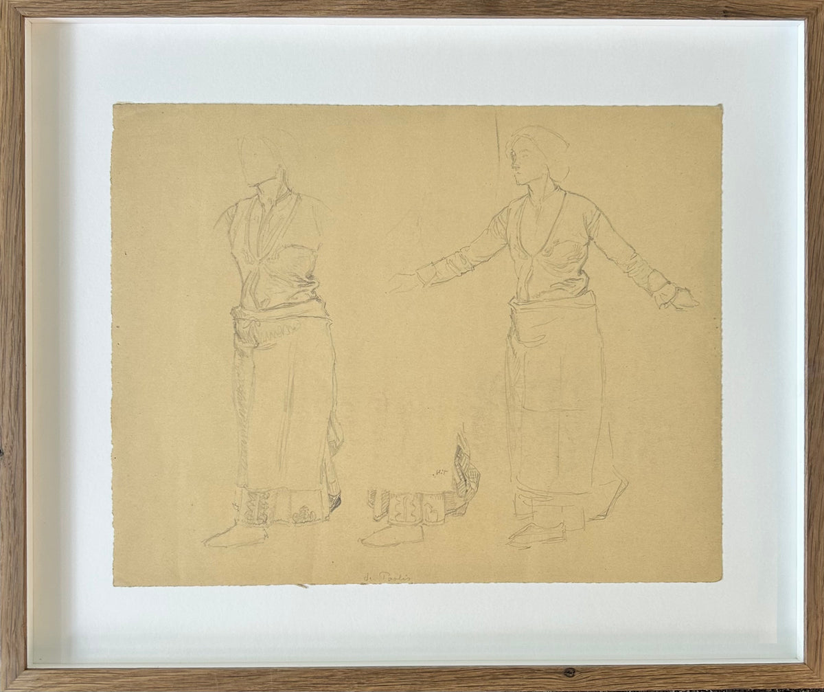 Niels Skovgaard. Study of dancing women, Megara