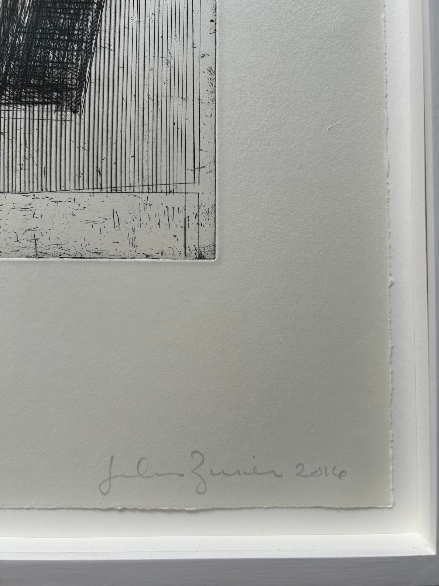 John Zurier. “Summer Book black hardground”, 2016