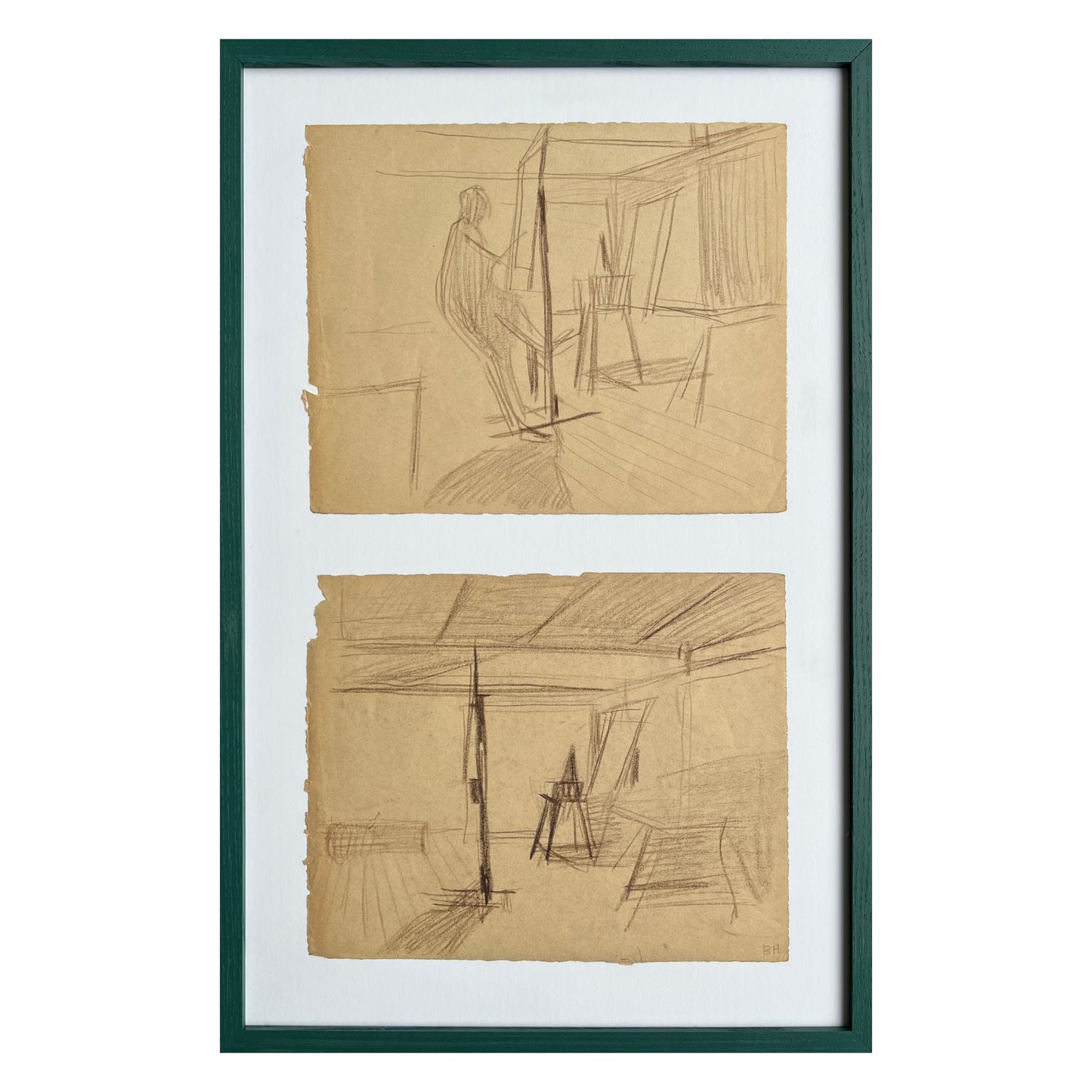 Bizzie Høyer. Sketches from the drawing school, ca 1920’s