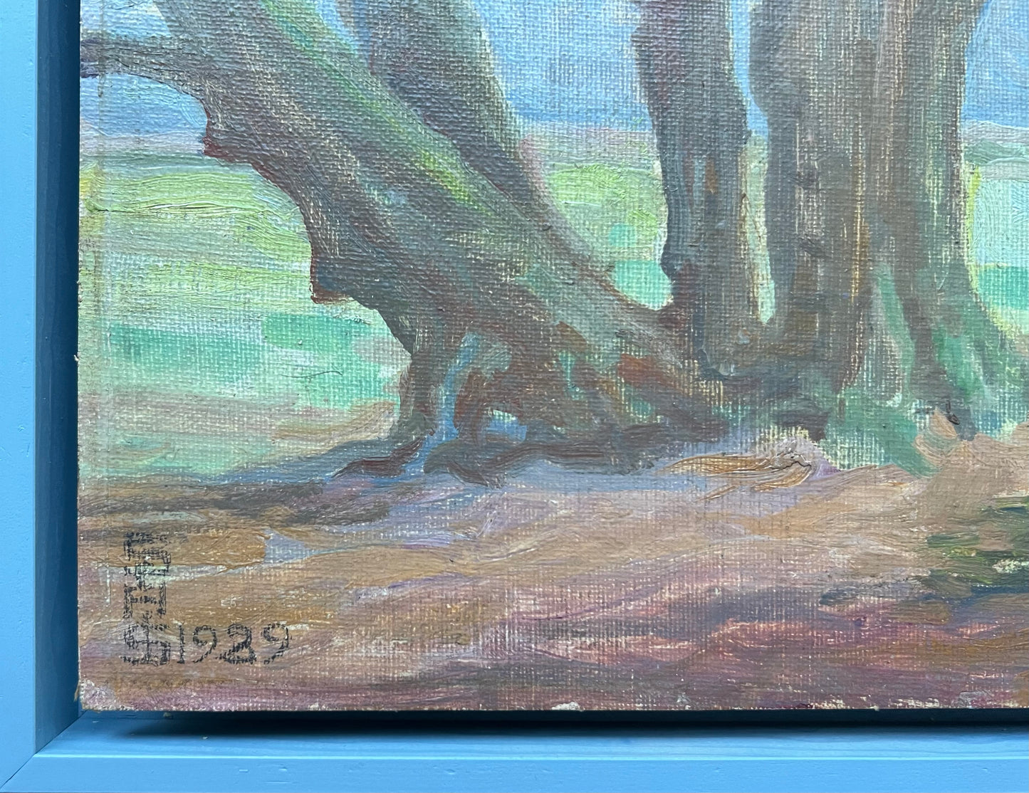 Suzette Holten. Study of trees, 1929