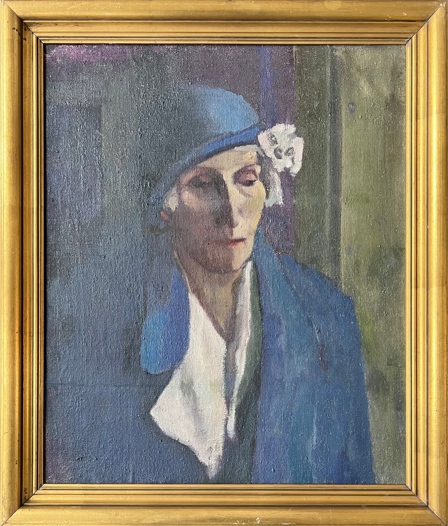 Ernst Norlind. A lady in blue
