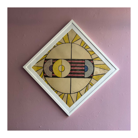 Vilhelm Bjerke-Petersen. Sketch for stadsbiblioteket i Halmstad, 1953