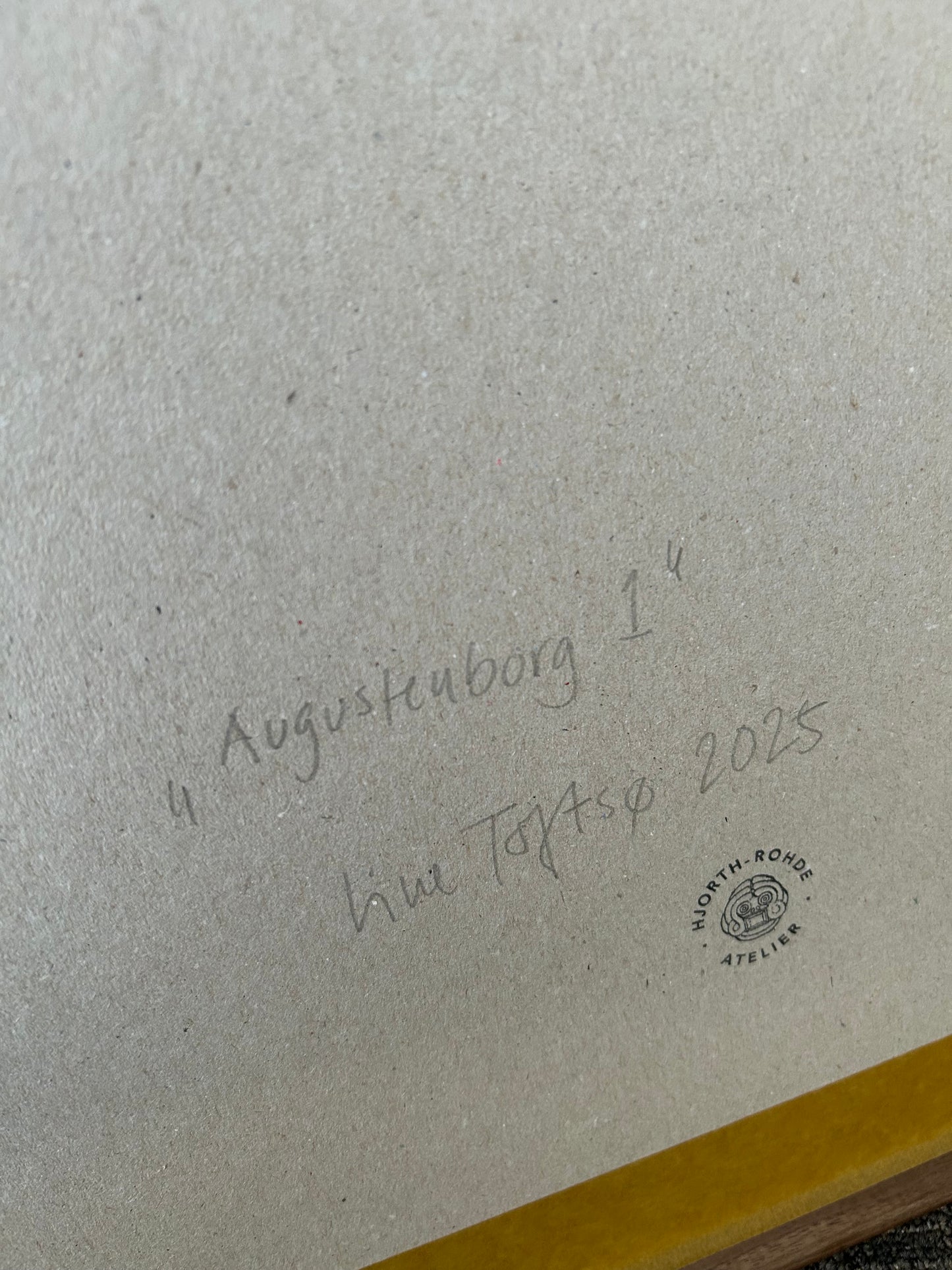 Line Toftsø. “Augustenborg 1”, 2025