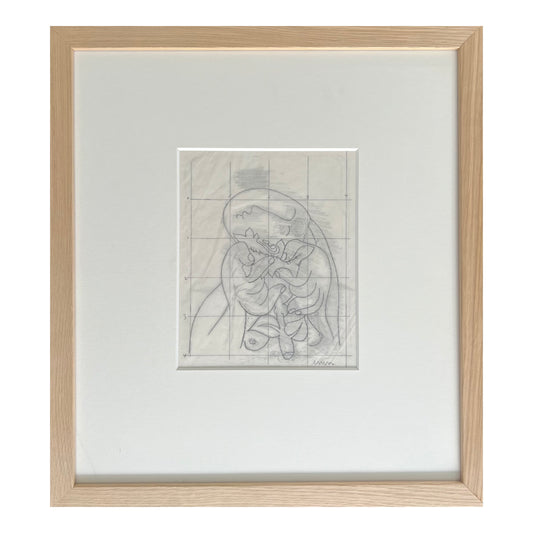 Egon Møller-Nielsen. Sketch for “Den blinda flicka”, 1945