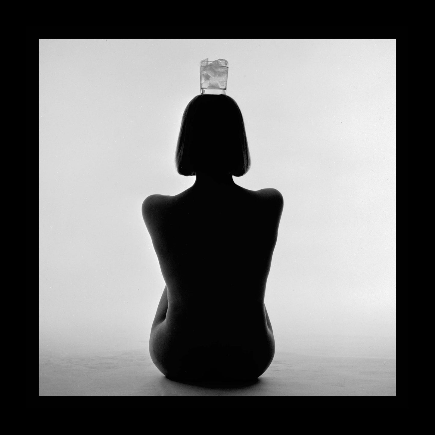 Jørn Freddie. Nude with a glass, 1969