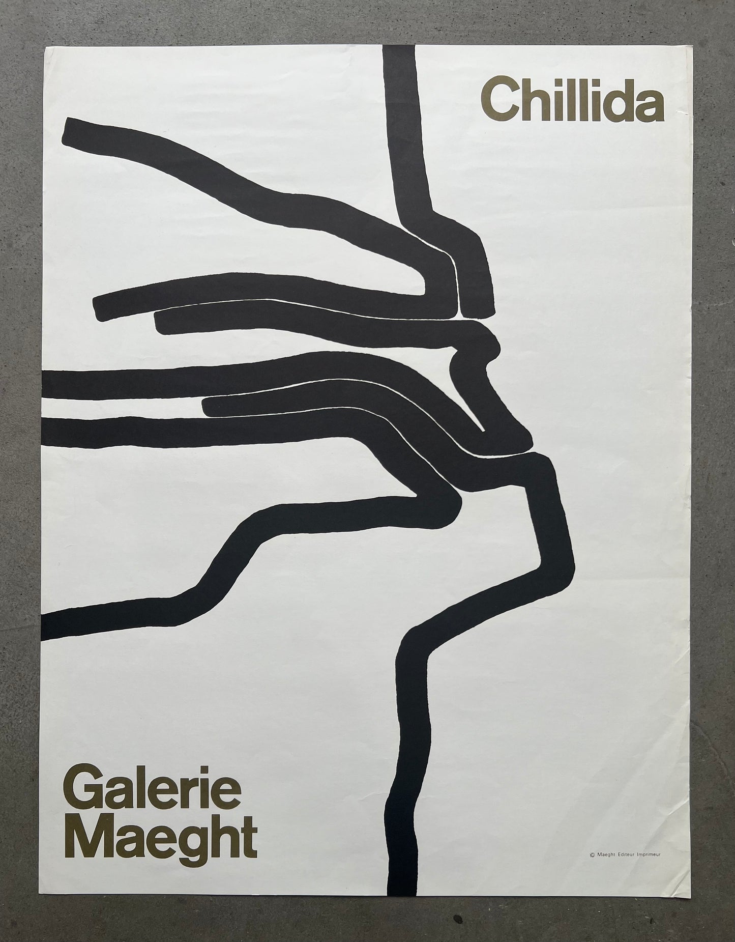 Eduardo Chillida. “Galerie Maeght”, 1964