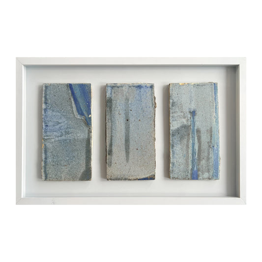 Else Fischer-Hansen. Three stoneware tiles, 1958