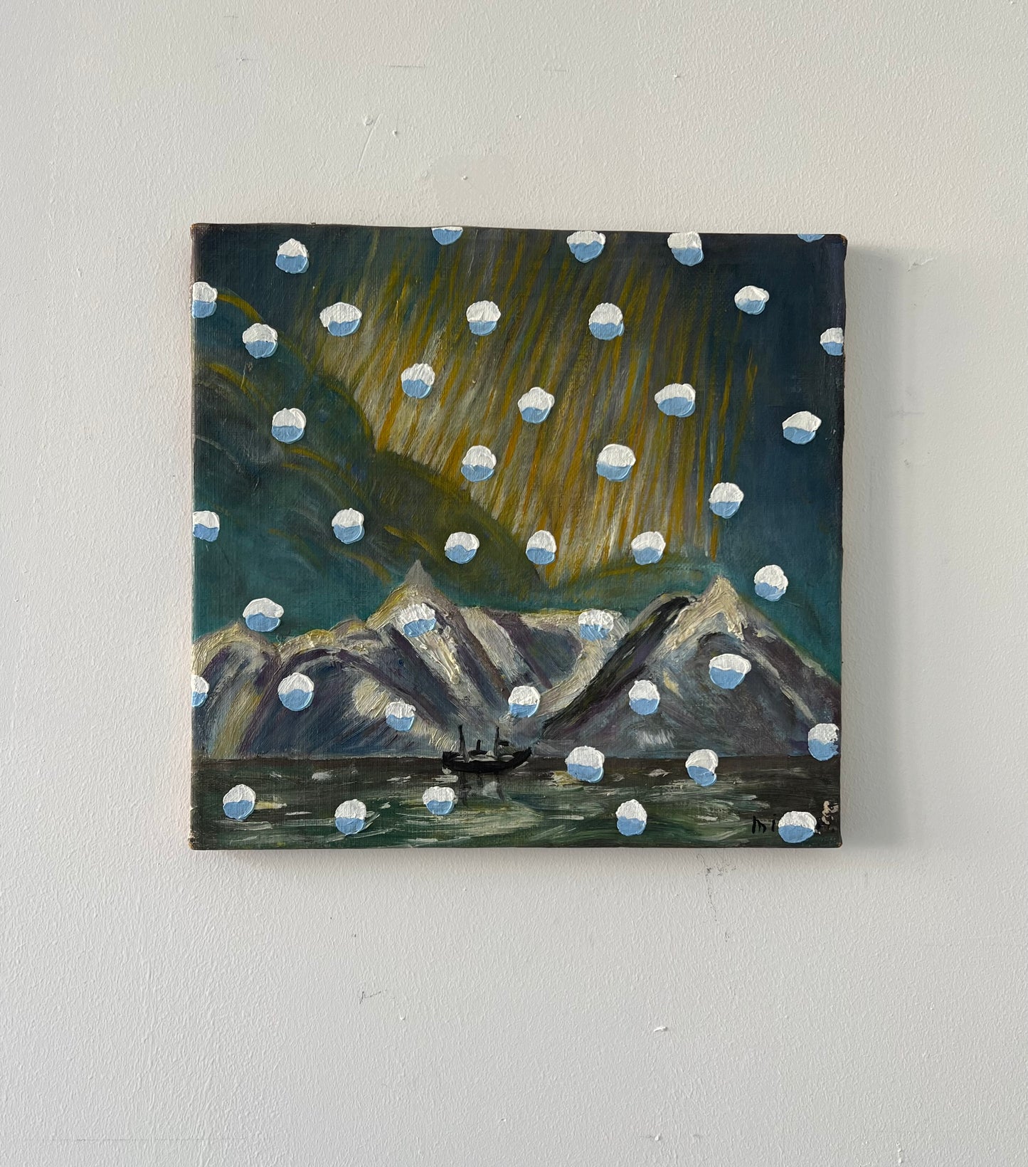 Mads Lindberg. Untitled. (Snowpainting), 2023