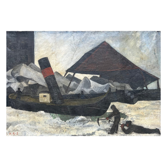 Asta Ring Schultz. “Nyhavn, vinter”, 1921