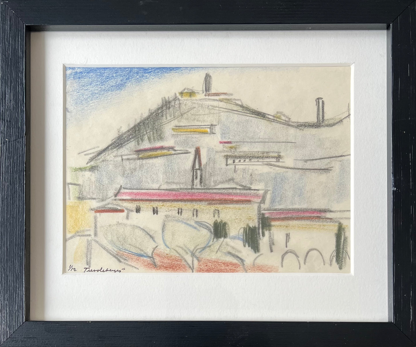 John Jon-And, ascribed to. Italian landscape, 1920’s