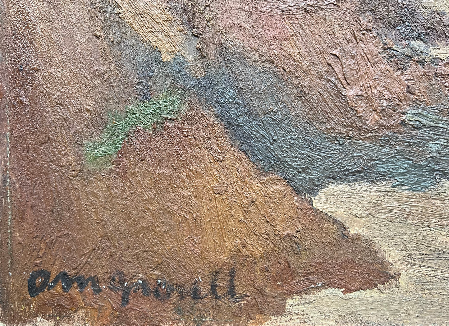 Anne Margrethe Grosell. Study from the beach