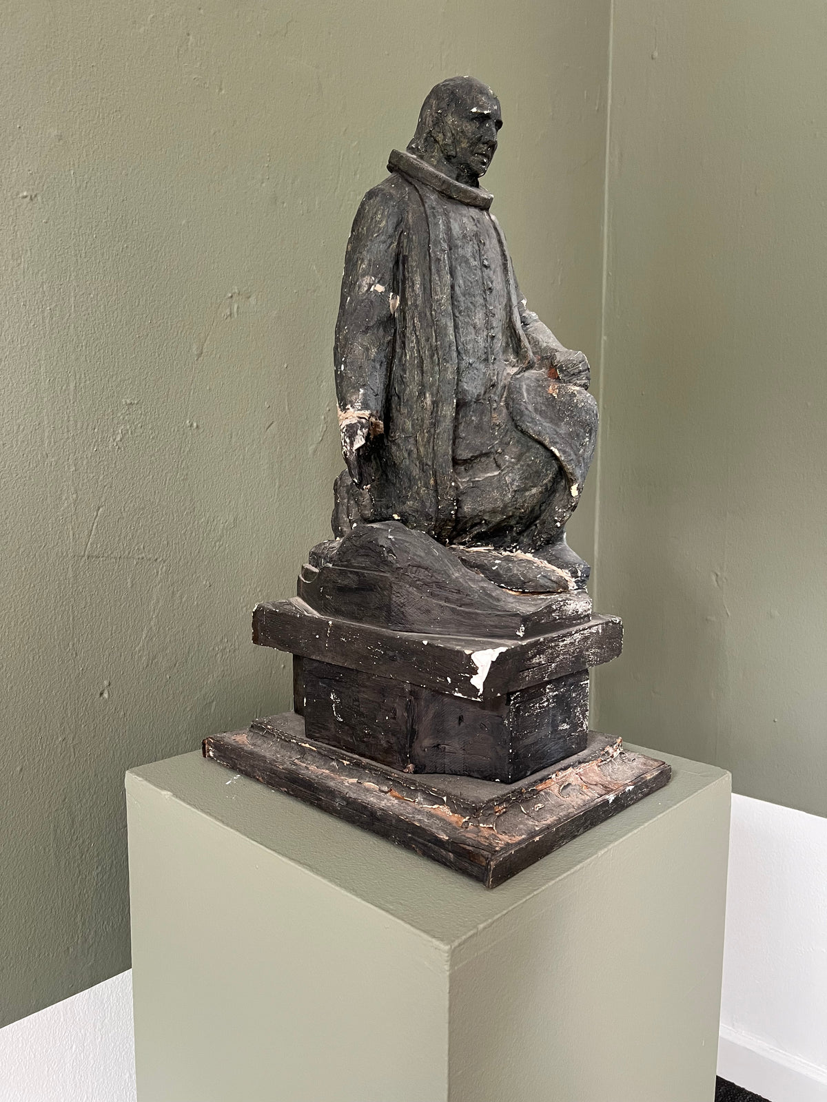 Niels Skovgaard. Sketch for the Grundtvig sculpture