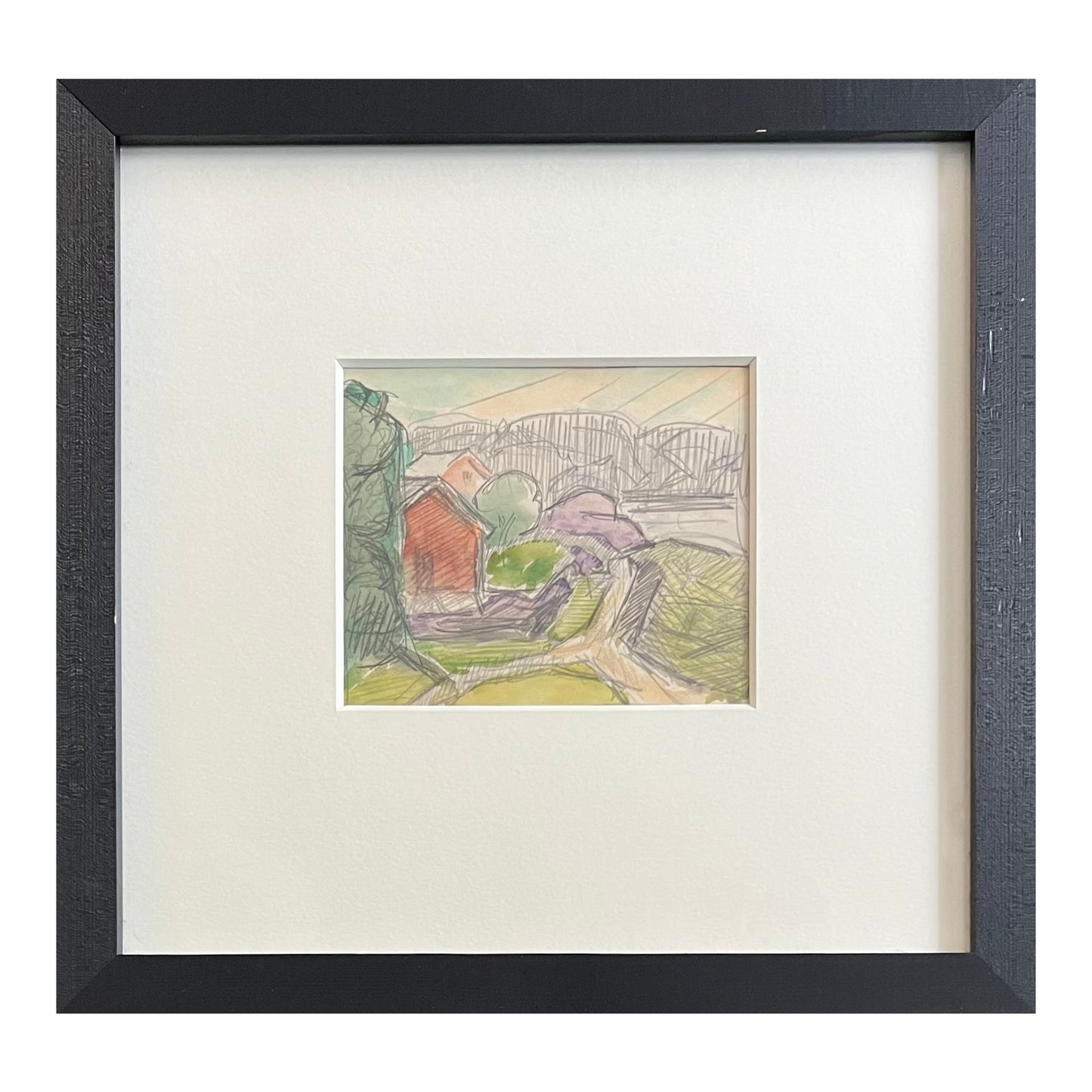 Agnes Cleve. House in a landscape