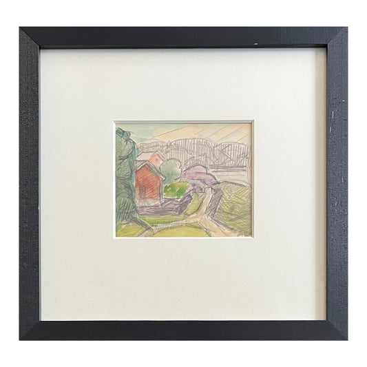 Agnes Cleve. House in a landscape