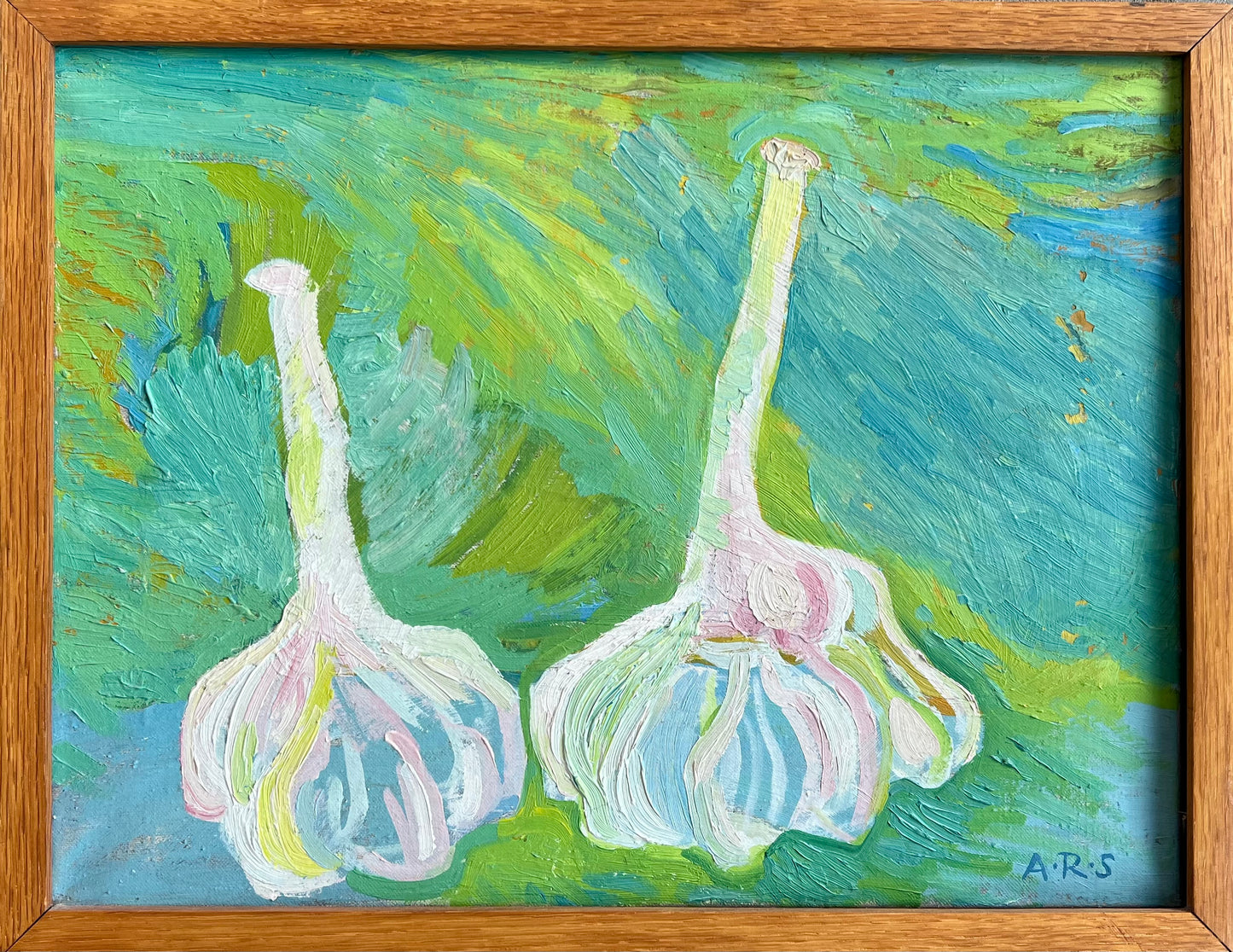 Asta Ring Schultz. Study of garlic