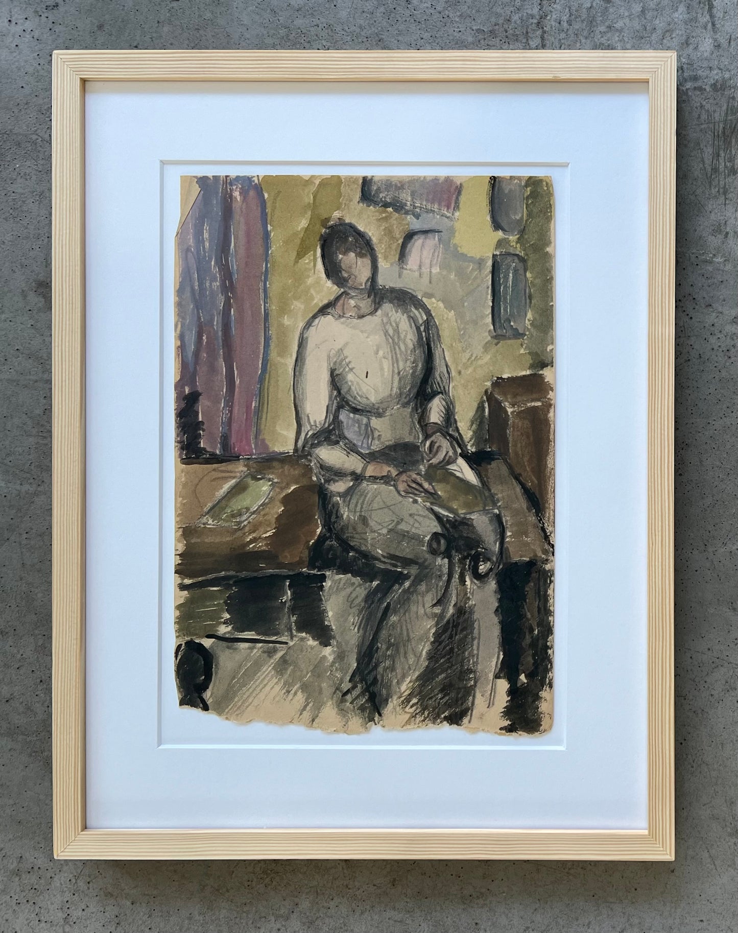 Margrethe Clausen. Study for a portrait, ca. 1918-1920