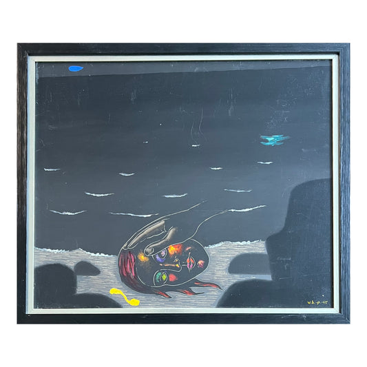 Vilhelm Bjerke-Petersen. Surreel seascape, 1945