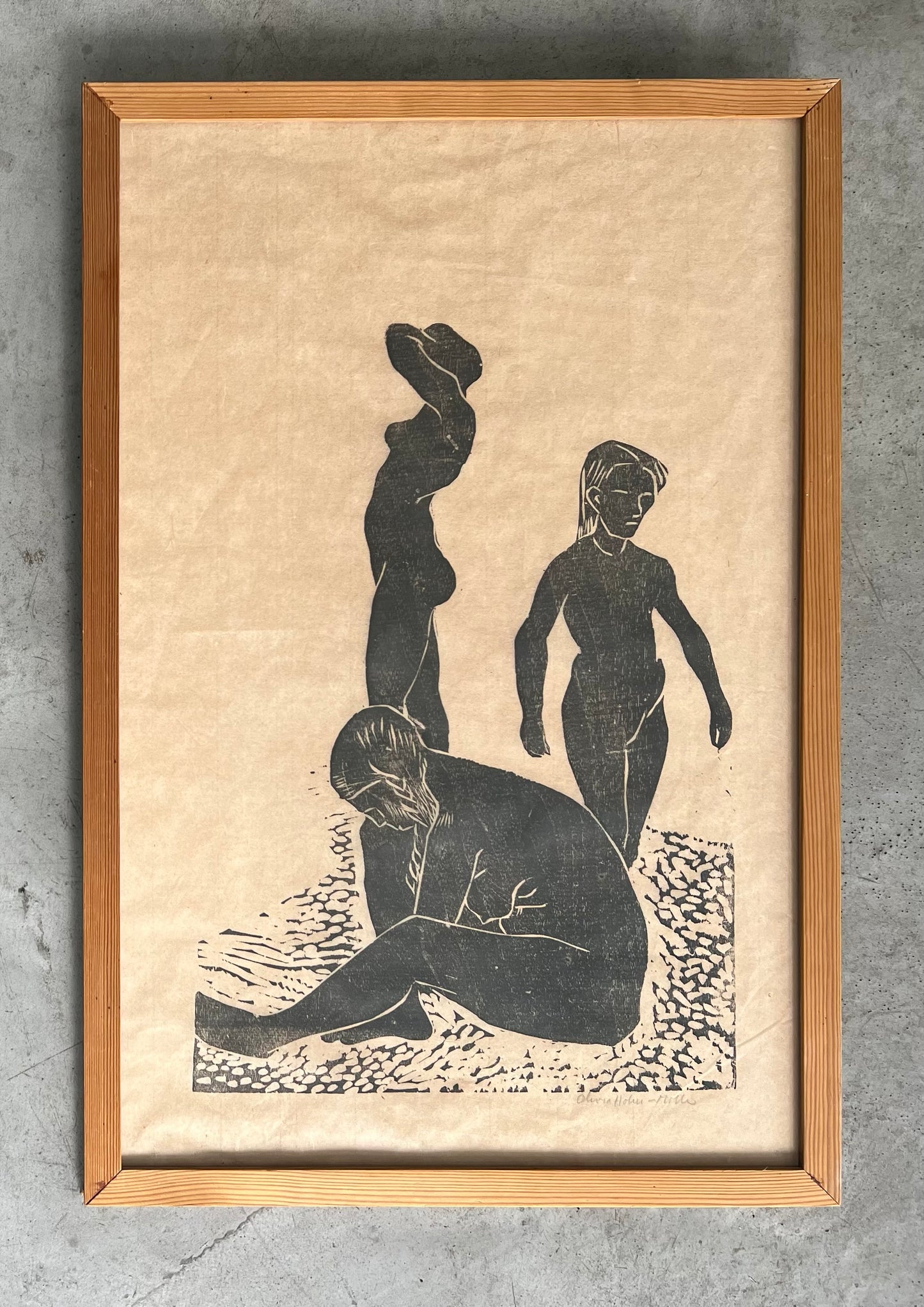 Olivia Holm-Møller. Bathing women