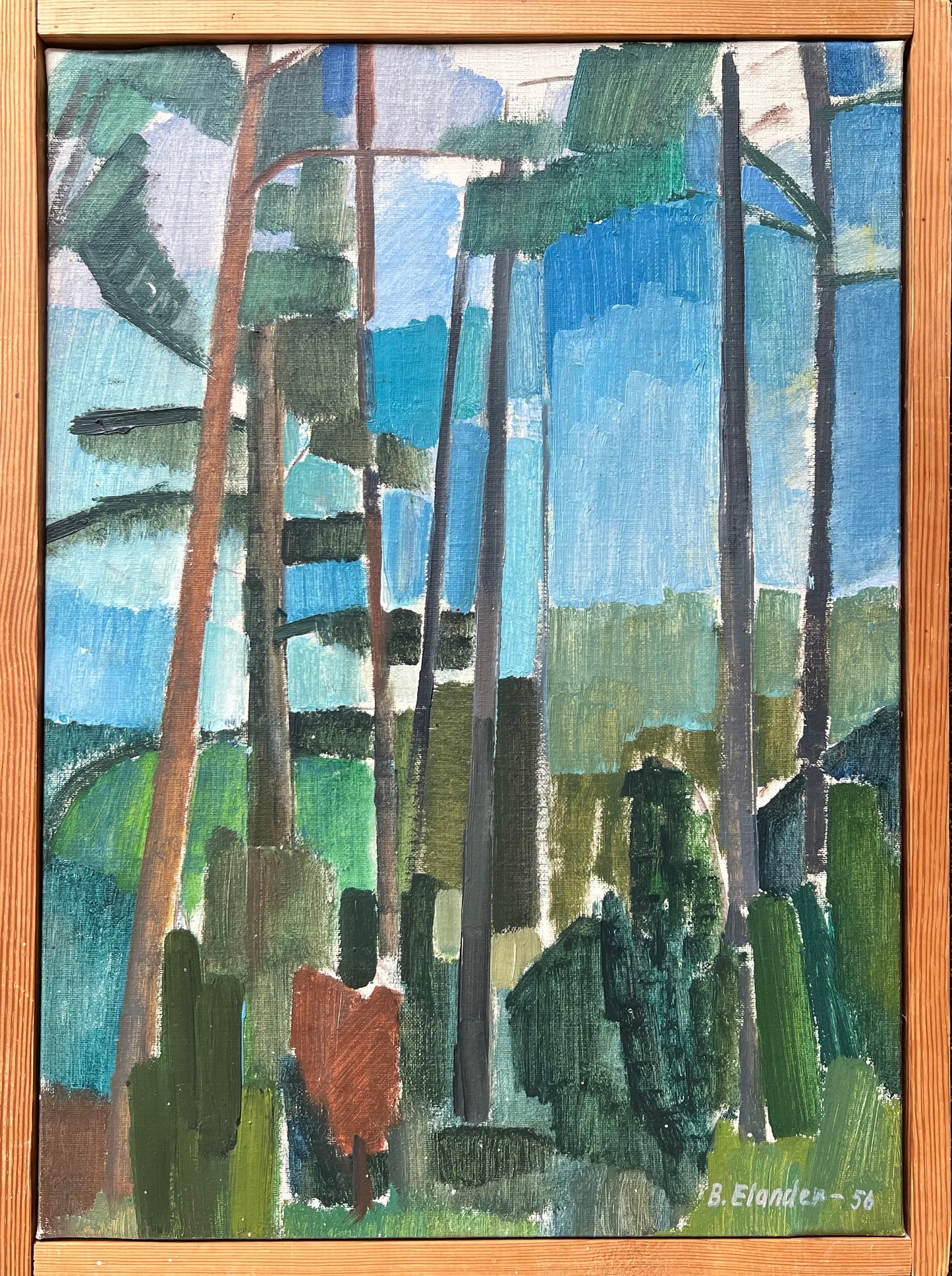 Brita Lönnberg-Elander. “Furustammar”, 1956