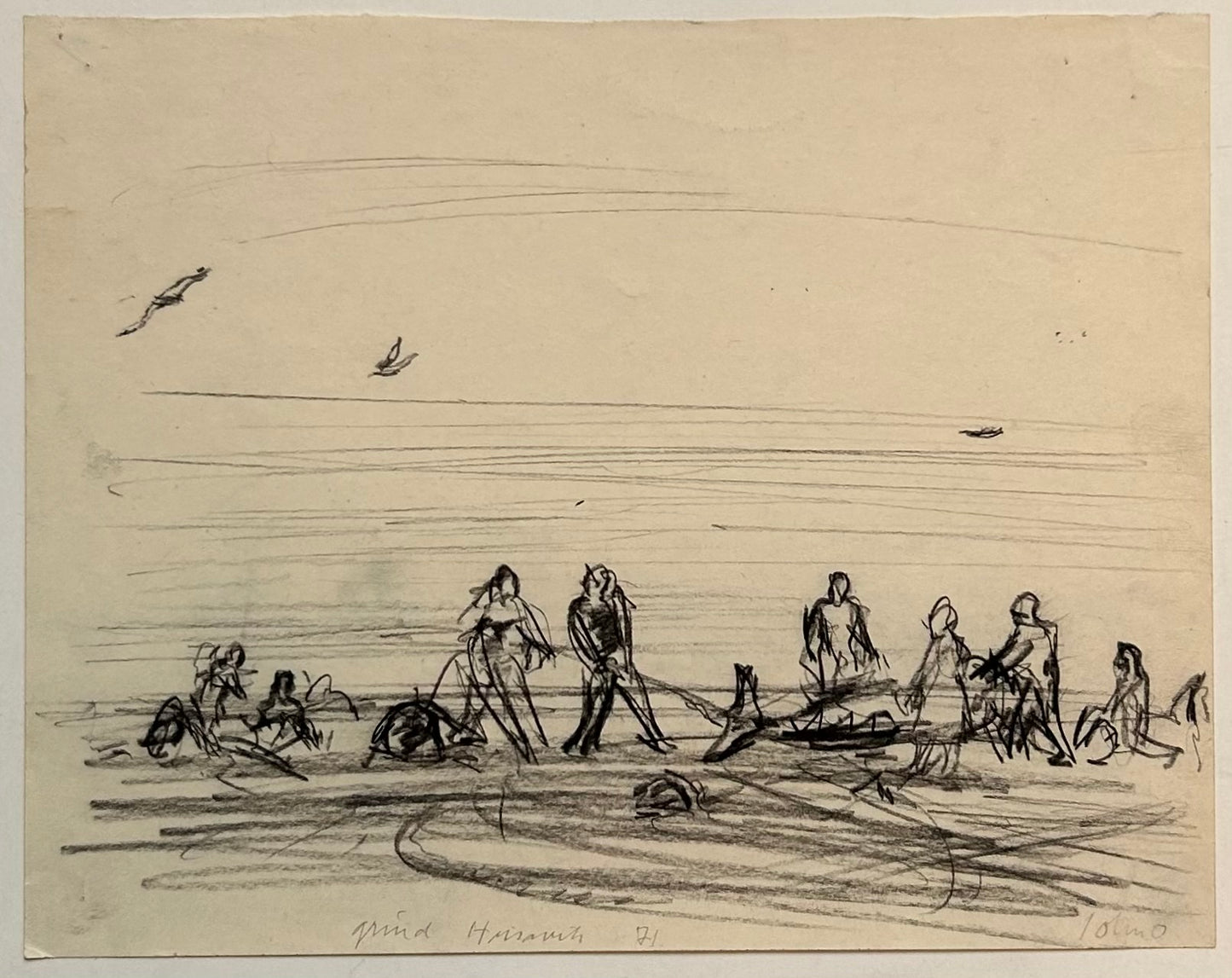 John Olsen. “Grind, Húsavík”, 1971
