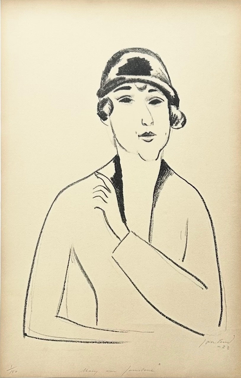 John Jon-And. Portrait of Mary Von Johnstone, 1922