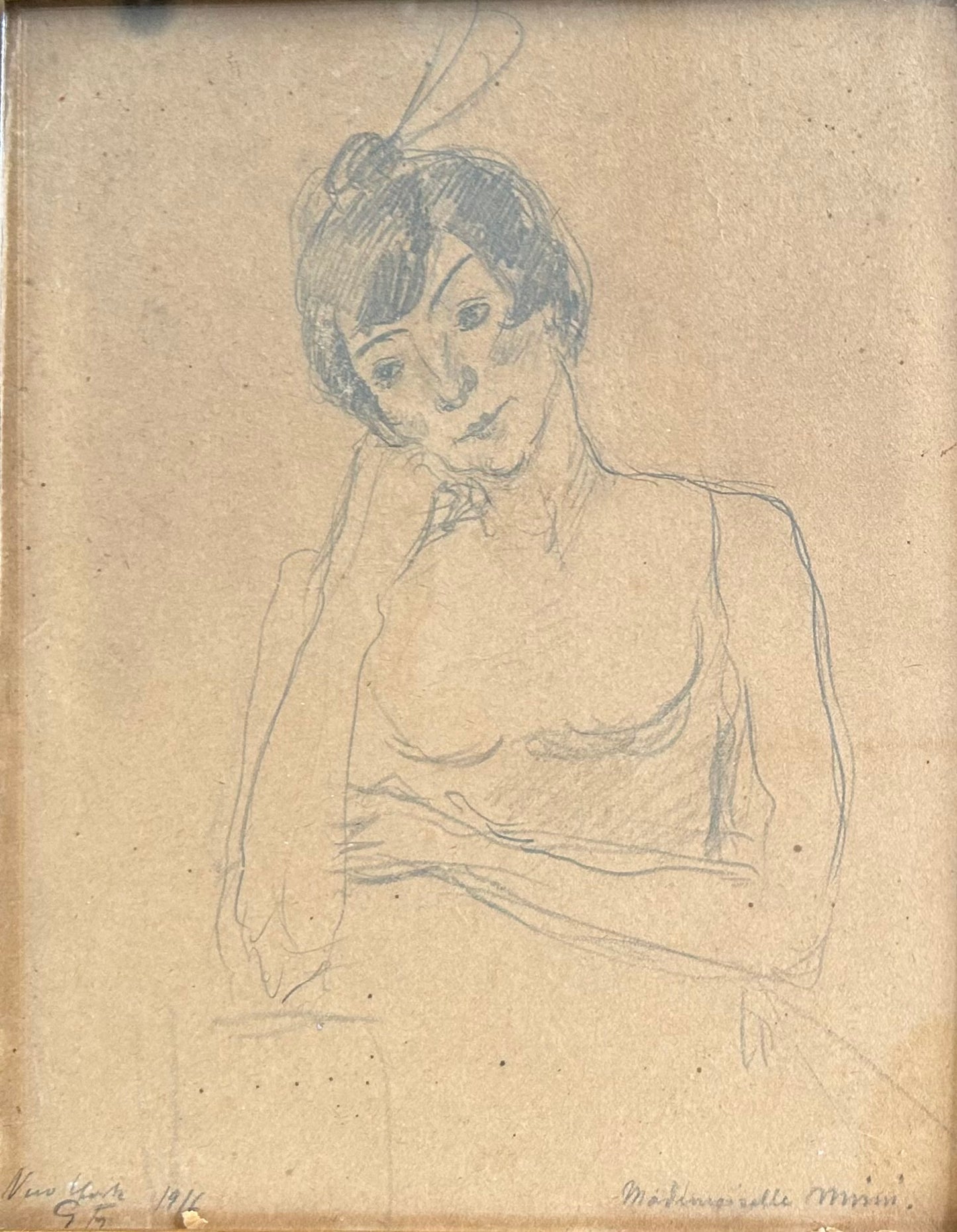 Unknown artist. Portrait, New York, 1916