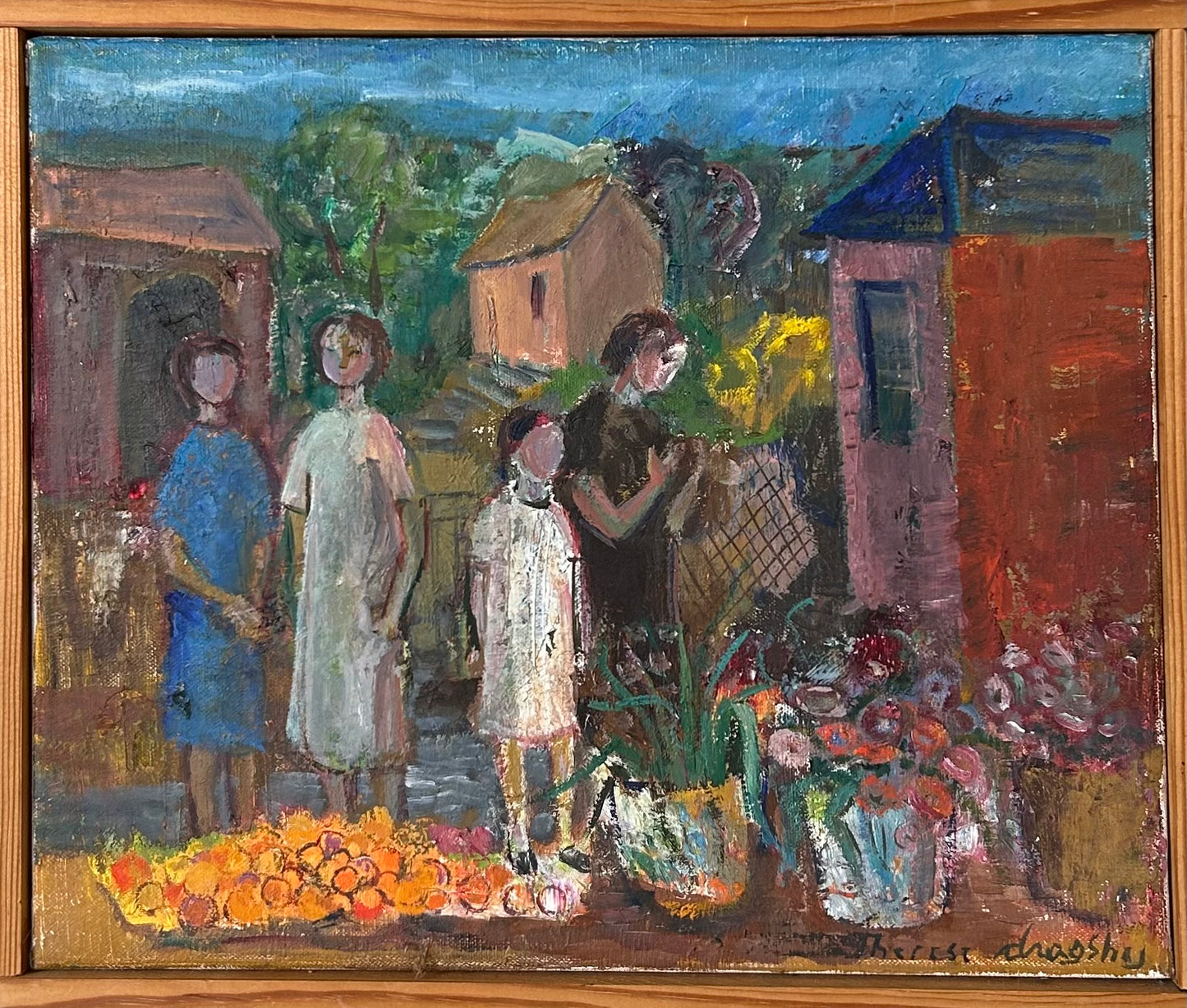 Therese Dragshøj. Market scenery