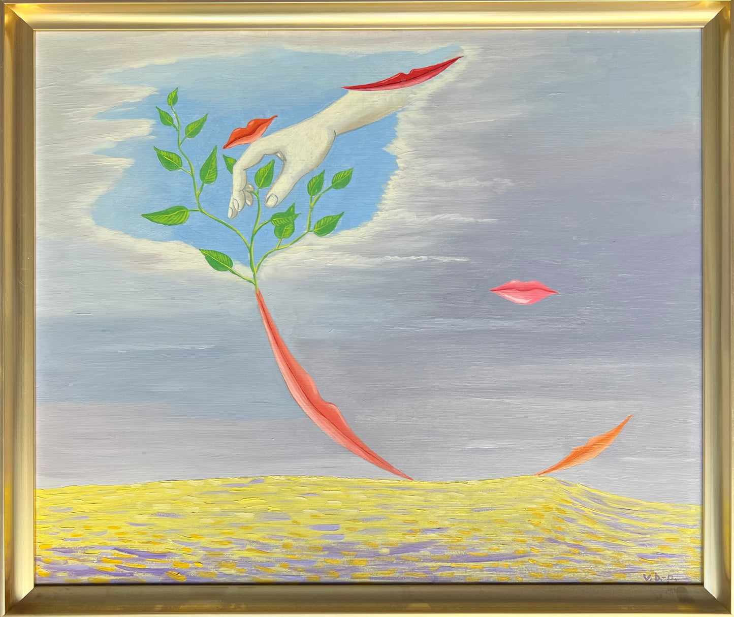 Vilhelm Bjerke-Petersen. Surreel composition